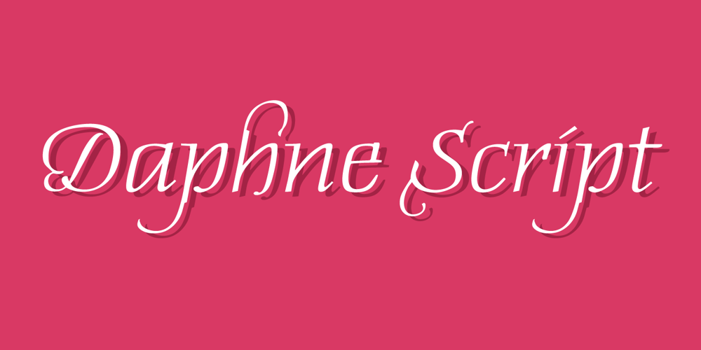 Daphne Script font