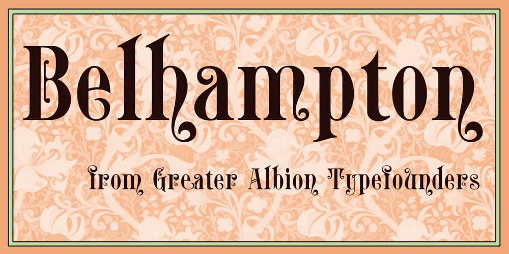 Belhampton font
