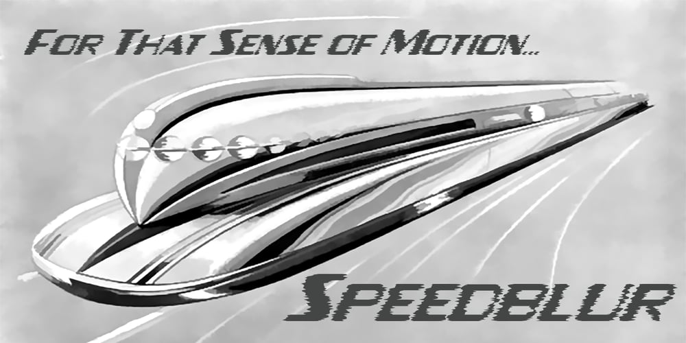 Speedblur font