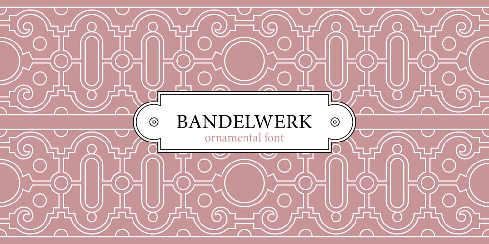 Bandelwerk font