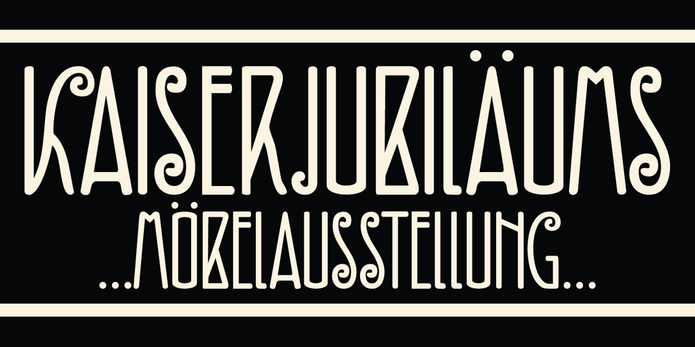 Fiebiger Zwei font