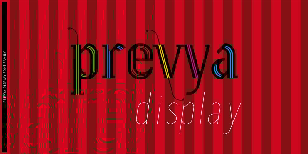 Prevya Display font