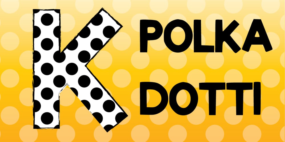 Polka Dotti font
