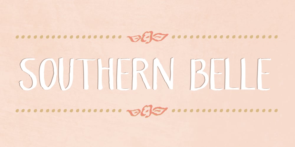 Southern Belle font