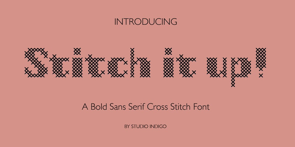 Stitch It Up font