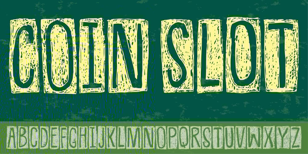 Coin Slot font