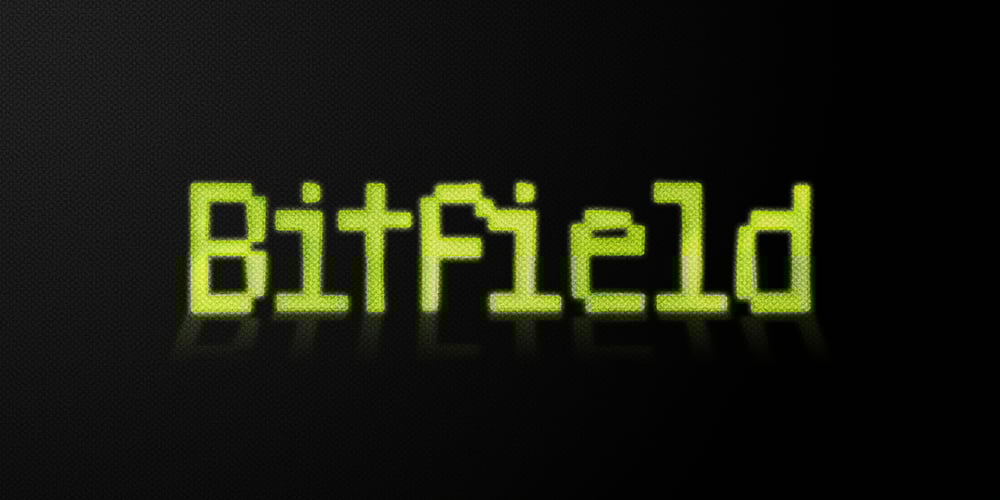 Bitfield font
