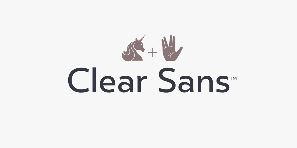 Clear Sans font