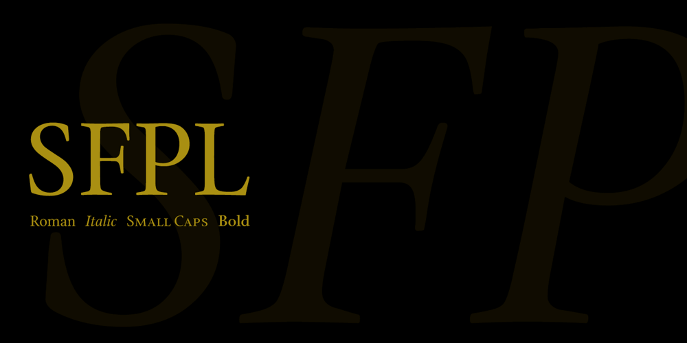 SFPL font