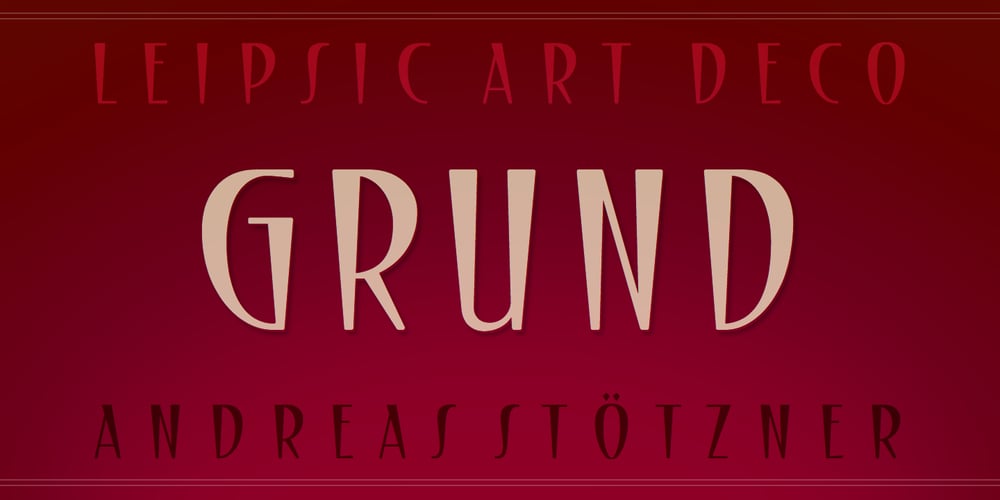 Grund font