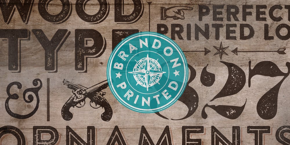 Brandon Printed font