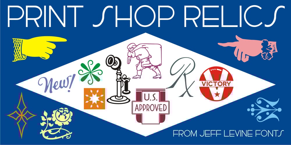 Print Shop Relics JNL font