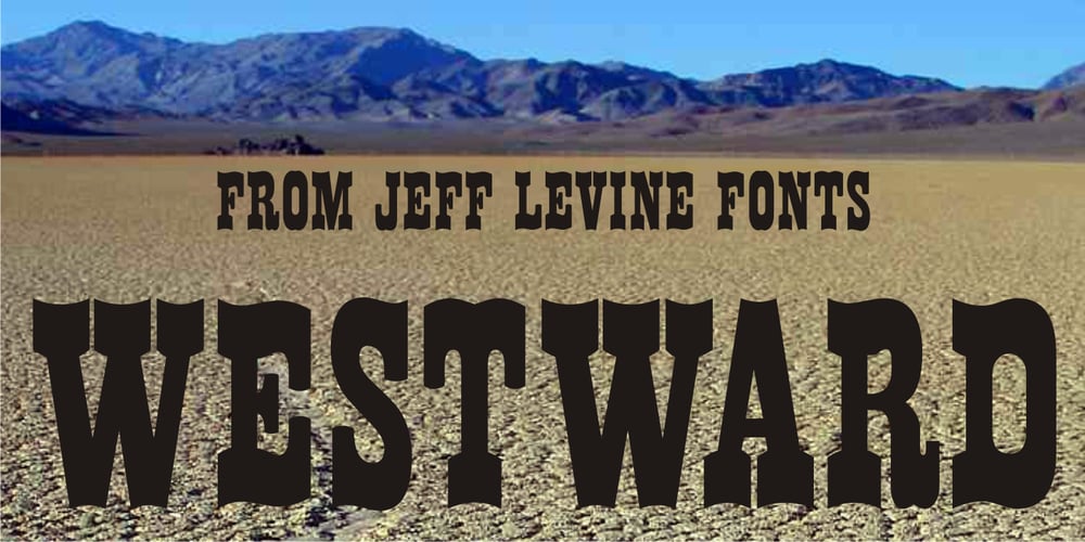 Westward JNL font