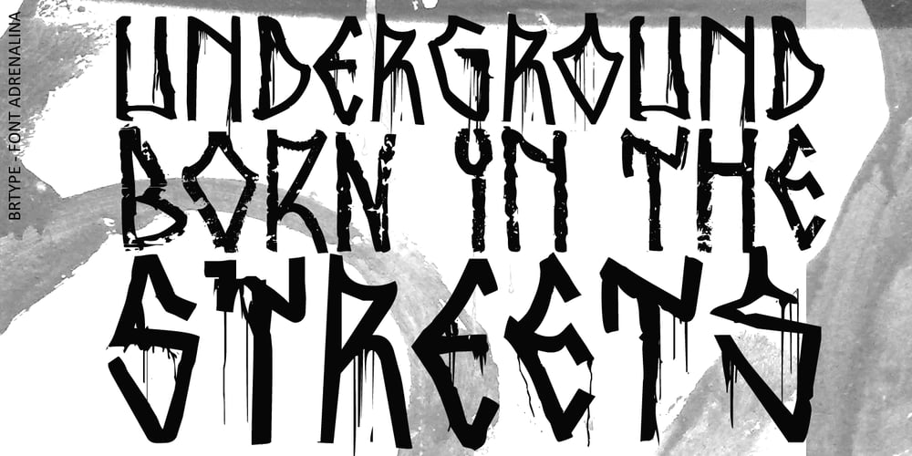 Adrenalina font