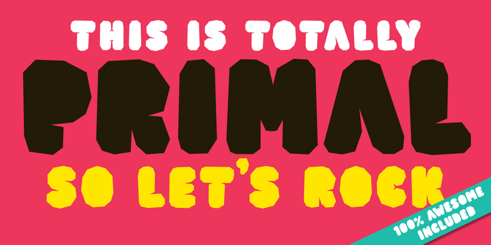 Primal font