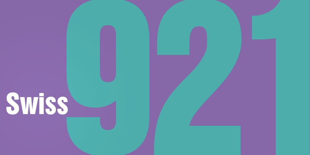 Swiss 921 font