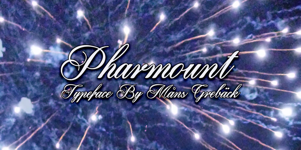 Pharmount font