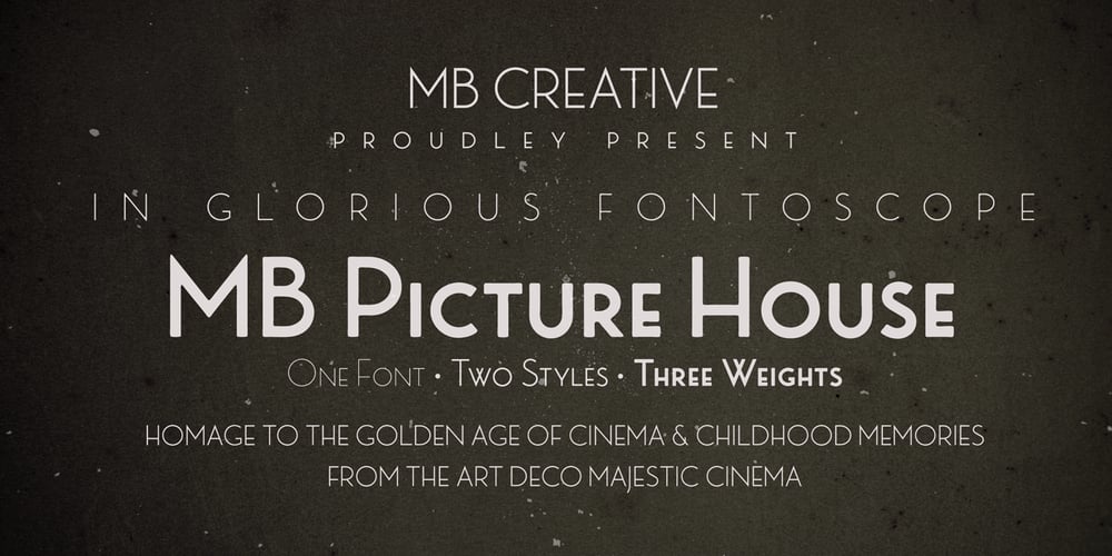 MB Picture House font