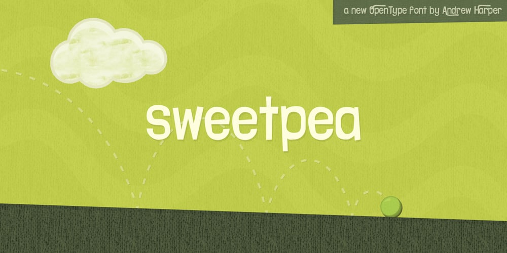Sweetpea font