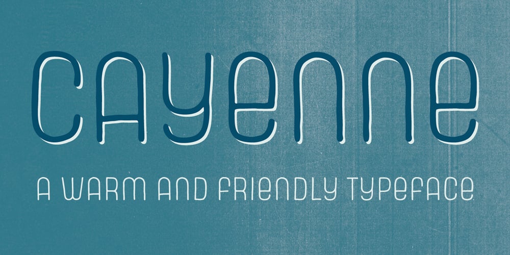 Cayenne font