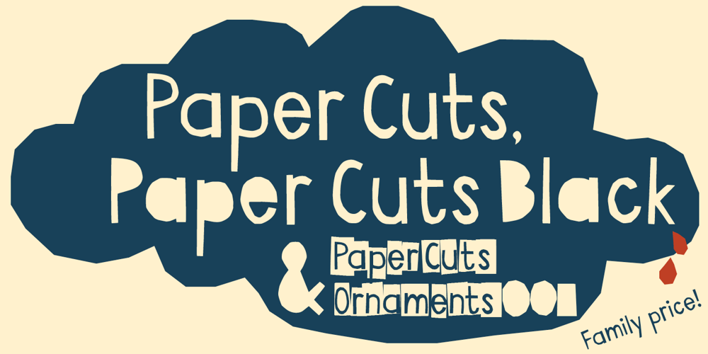 Paper Cuts font
