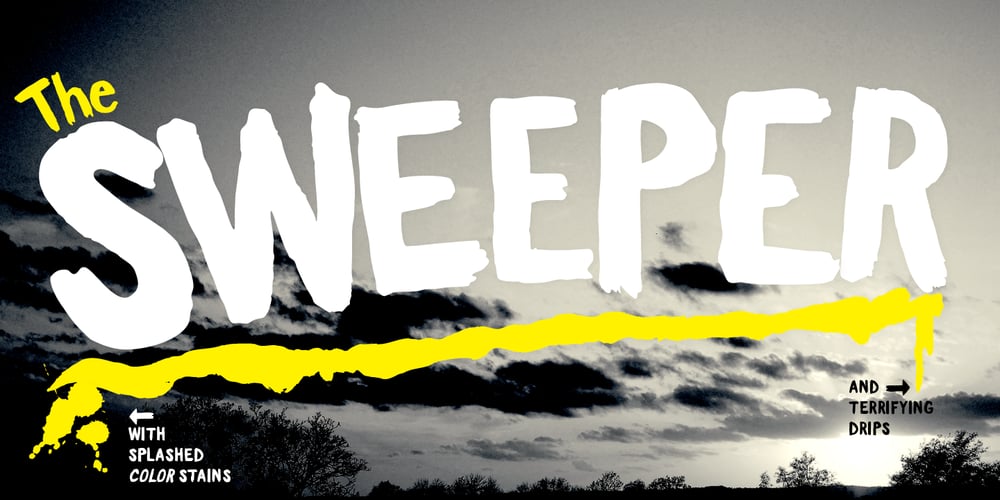 Sweeper font
