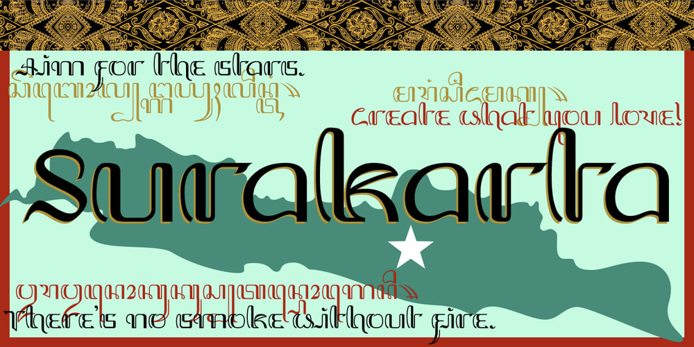Surakarta font