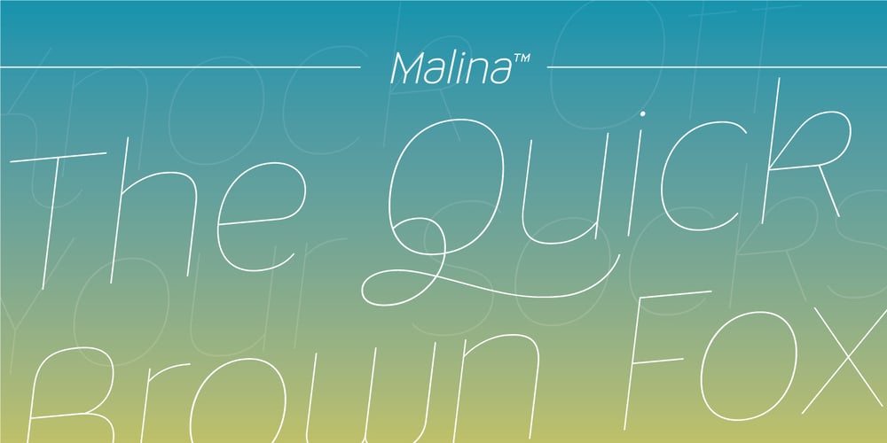 Malina font