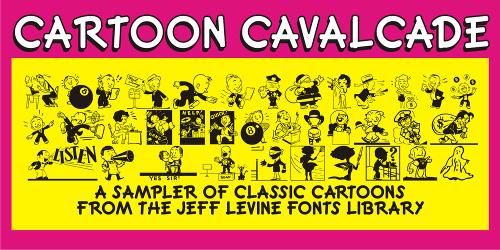 Cartoon Cavalcade JNL font