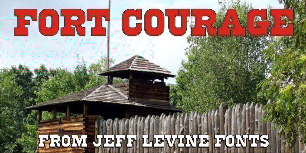 Fort Courage JNL font