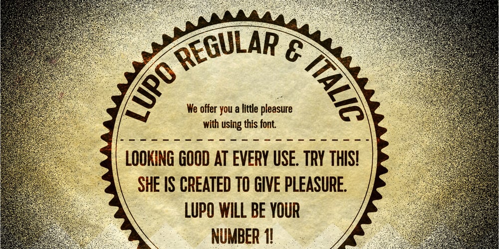 Lupo font