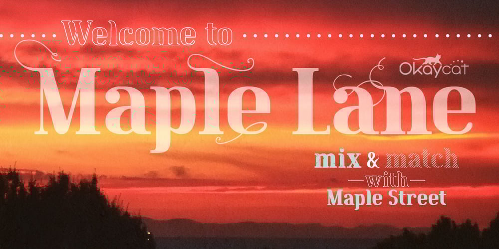 Maple Lane font