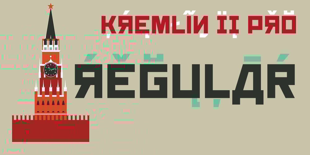 Kremlin II Pro font