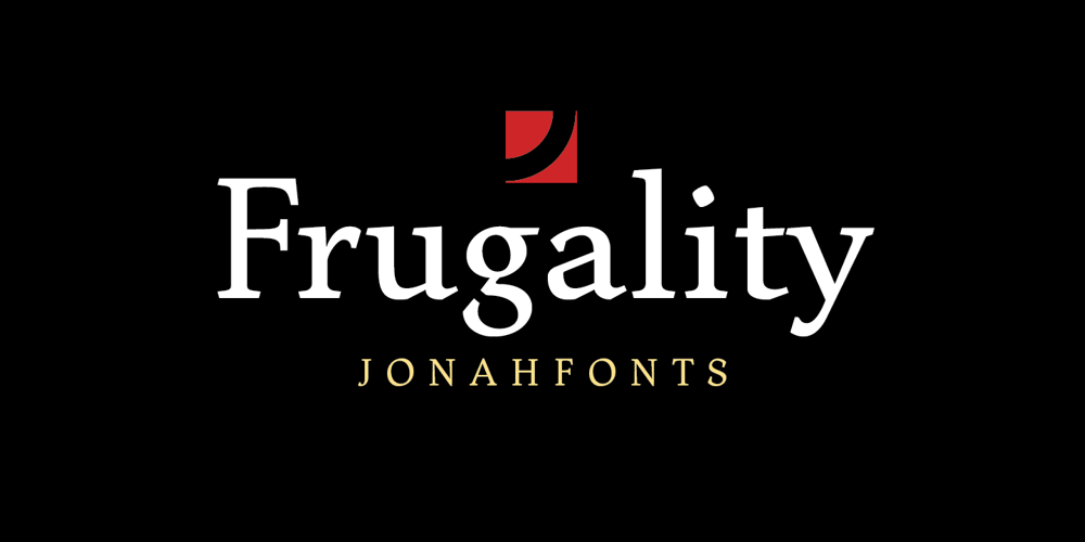Frugality font