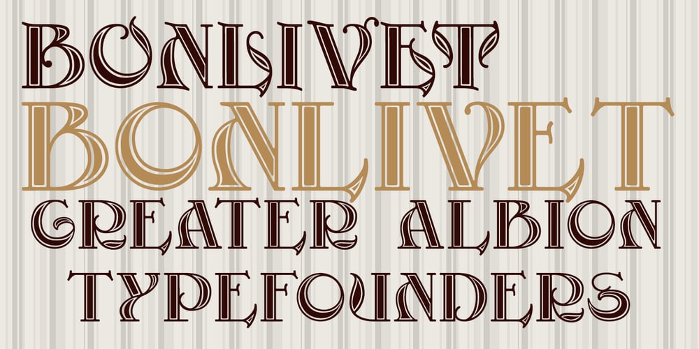 Bonlivet font