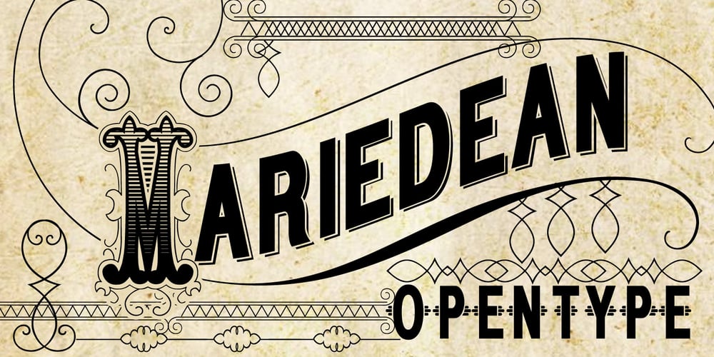 Mariedean font