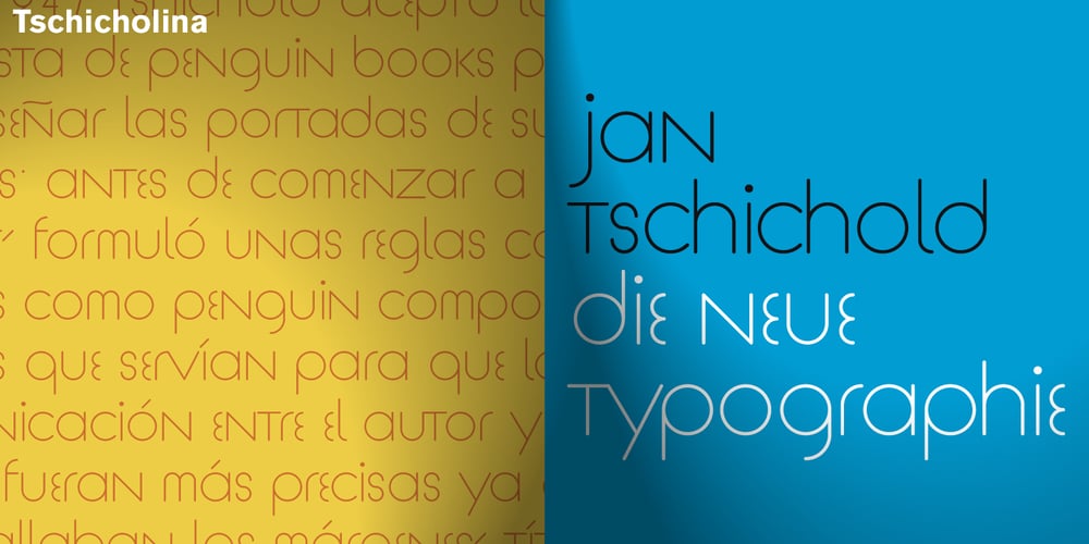 Tschicholina font