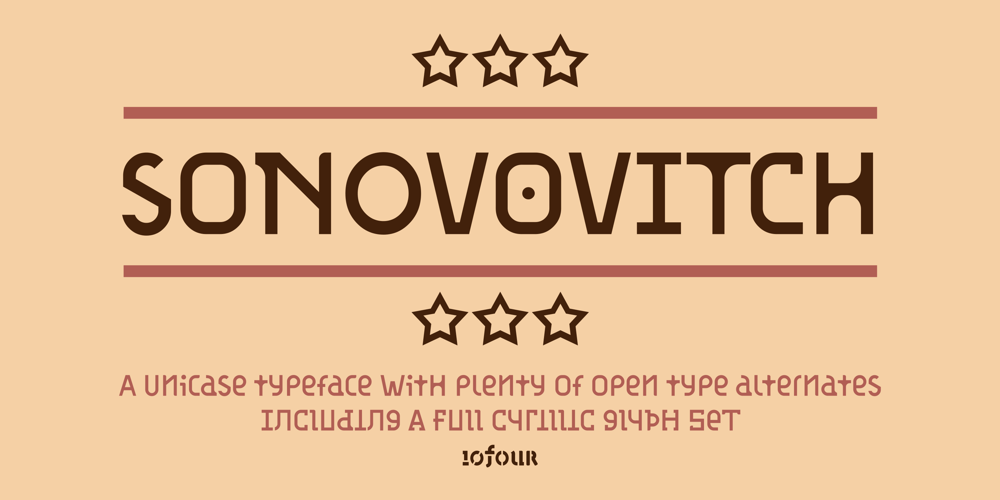 sonovovitch font