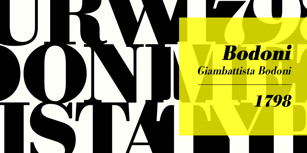 Bodoni font