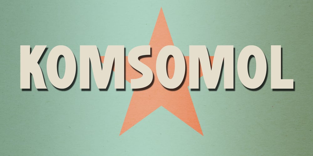 Komsomol font