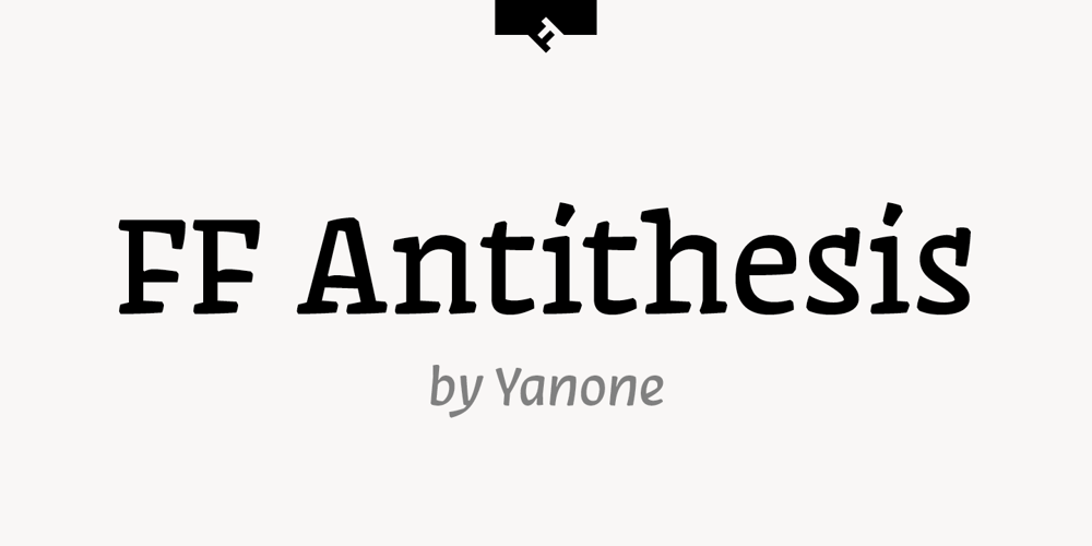 FF Antithesis font
