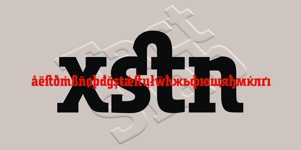 Tact Slab font