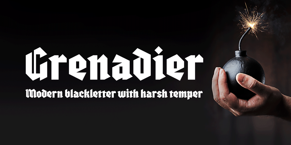 Grenadier font
