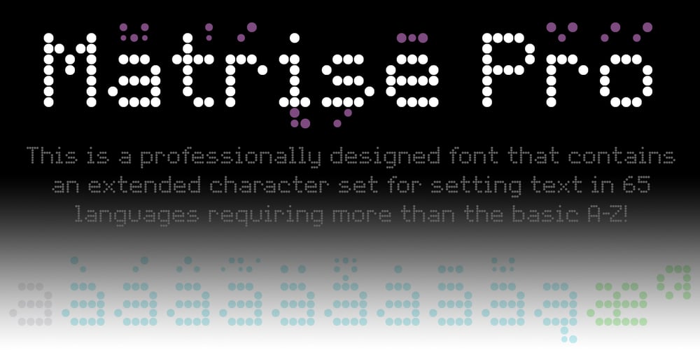 Matrise Pro font