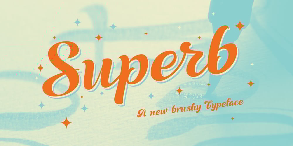 Superb font