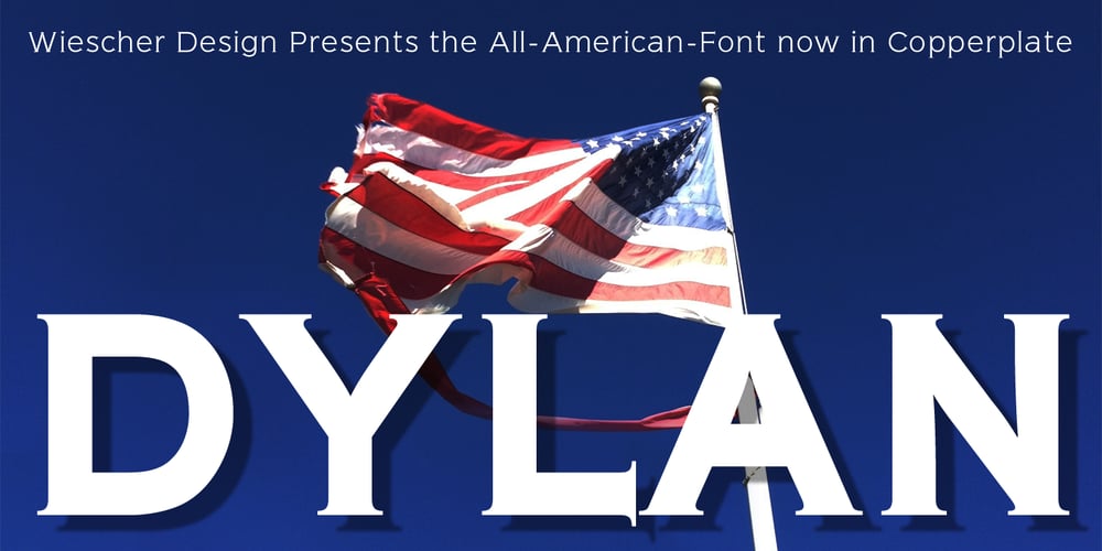 Dylan Copperplate font