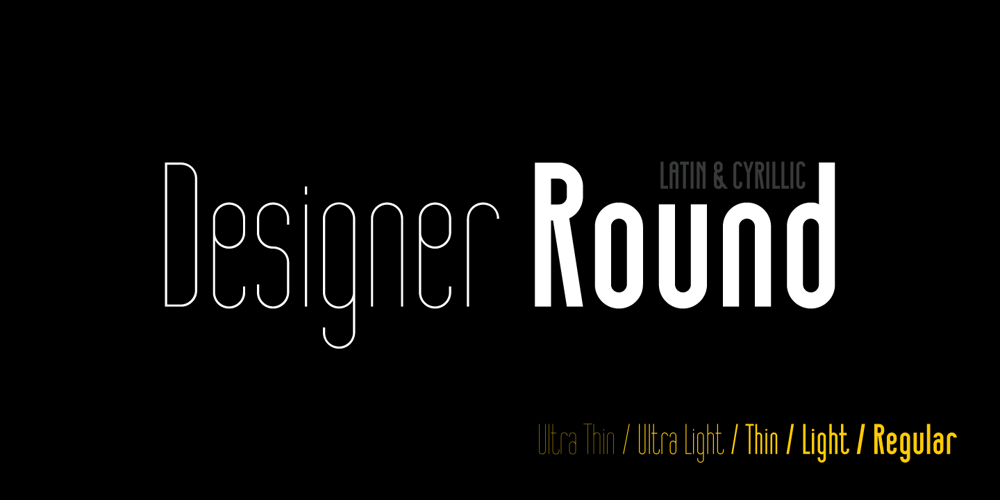 Designer RD font