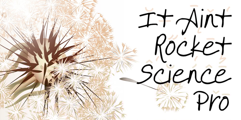 It Aint Rocket Science Pro font