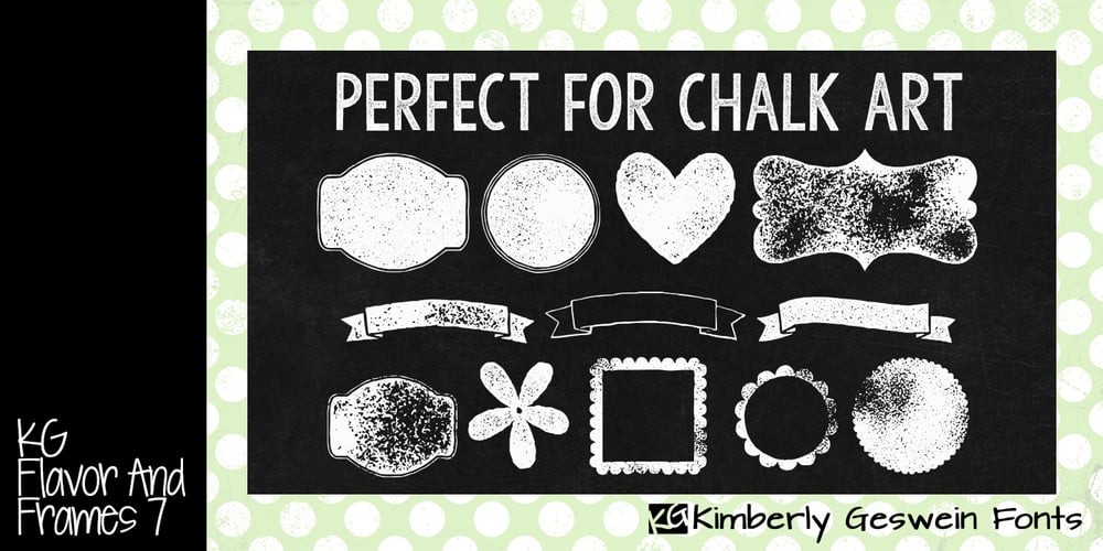 KG Flavor And Frames Seven font