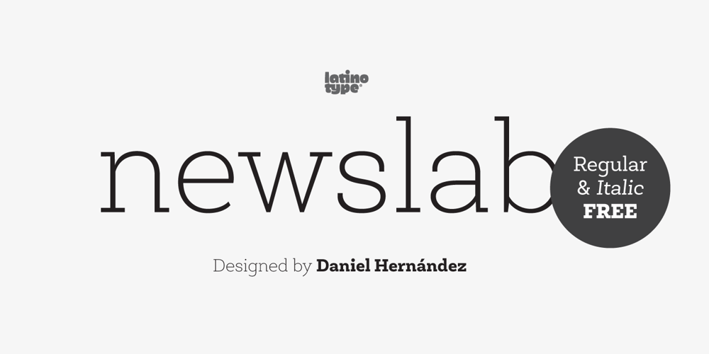 Newslab font